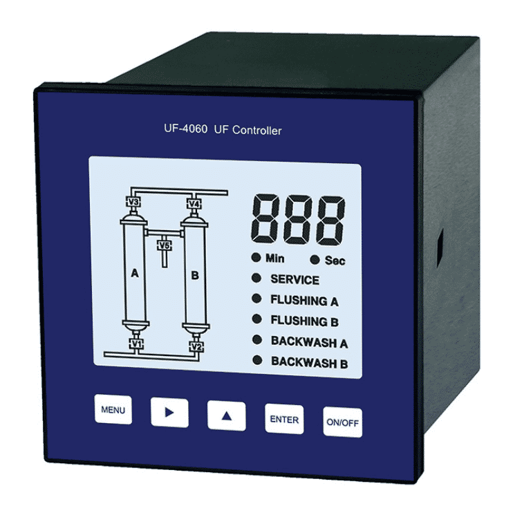 Double-Barreled Automatic Ultrafiltration Water Purification System Controller